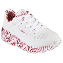 SKECHERS UNO LITE-LOVELY LUV Kinder Rot/Weiß 27