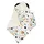 TupTam Baby Winter Einschlagdecke für Babyschale Wattiert Minky Baumwolle Universal, Farbe: Hellbraun/Wald beige, Größe: Einheitsgröße