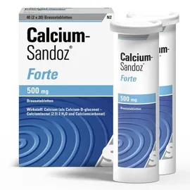 Hexal Calcium Sandoz Forte 500 mg Brausetabletten 2 x 20 St.