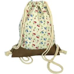 Freizeit-Büdel Floral blau 701