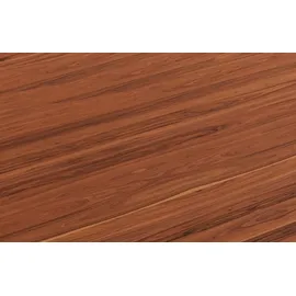 SAM Outillage Baumkantentisch Akazie nougatfarben 180 (280) x 90 cm Ansteckplatten schwarz Norina