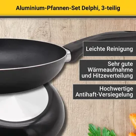 Krüger Delphi Pfannen-Set 3-tlg. 20 cm + 28 cm