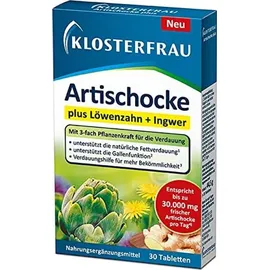 Klosterfrau Artischocke plus Löwenzahn + Ingwer Tabletten 30 St.