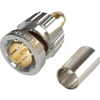 HICON BNC1.2/5.0-6G BNC-Steckverbinder Stecker, gerade 75Ω 1St.