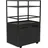 VCM Barwagen Mosaik 60 x 94 x 40 cm Schwarz