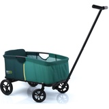 hauck Bollerwagen Eco Light für 1 Kind ab 2 Jahren bis 50 kg, mit Sitzpolster, Eva Reifen, Abnehmbare Gefederdte Deichsel, rutschfeste Griffe, Zusammenklappbar (Green)