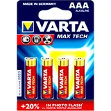 Varta Max Tech AAA Alkali, 1.5V, AAA