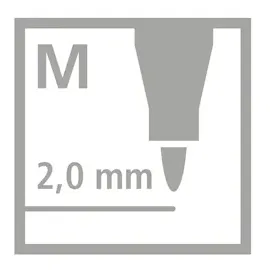 Stabilo power Filzstifte farbsortiert,