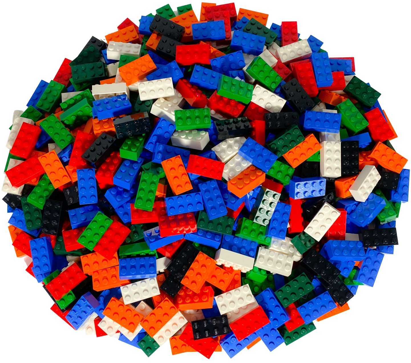 LEGO® 2x4 Steine Hochsteine Gemischt Bunt - 3001 - Menge 100x