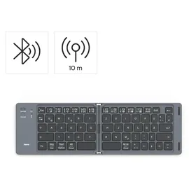 Hama Faltbare Mini Bluetooth Tastatur Travel 450 für Tablet/iPad Schwarz