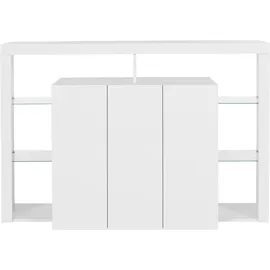 INOSIGN Highboard »Essential«, Höhe ca. 100 cm weiß