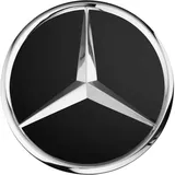 Mercedes-Benz Radnabenabdeckung Stern erhaben schwarz matt