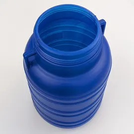 plasteo 10 Liter Weithalsfass Blau
