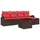 vidaXL Gartenlounge-Set 6-tlg. braun