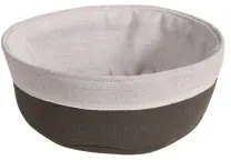 Kesper Brotkorb Baumwolle, lebensmittelecht 19921 , 1 Brotkorb, Farbe: grau