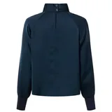 Zero Satinbluse blau 38