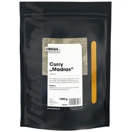 Ubena Gewürz, Ubena Curry Madras mit authentischem Geschmack Zipbeutel 1000g