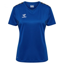 hummel Damen Hmlauthentic PL Jersey S/S Woman Shirt, True Blue, S