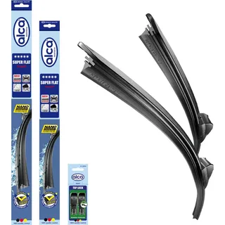 Alca alca® Scheibenwischer Set passend für OPEL GRANDLAND X (10.2017 - 12.2021) SUPER FLAT Flachbalkenwischer