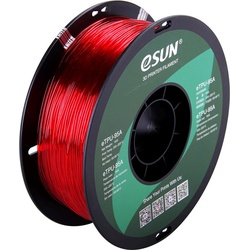 eSUN eTPU-95A 1,75mm Tr. Red 1kg  3D Filament, 3D Filament