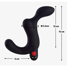 FUN FACTORY Duke Prostata-Stimulator für Herren Black 16.5 cm
