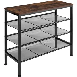 Tectake Wolverhampton 75,5 x 69,5 x 30,5 cm braun / braun