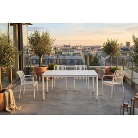 KAWOLA LONGA Gartentisch 180 x 90 x 75 cm hellgrau