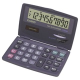 Casio SL-210TE Taschenrechner Anthrazit Display (Stellen): 10 solarbetrieben, batteriebetrieben (B x