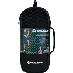 SCHILDKRÖT FITNESS GEWICHTSMANSCHETTE, 2x 2,0kg ,(black) im Carrybag, M-2022 KEINE FARBE