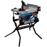 Bosch PRO Sägeständer GTA 571 (robuste Ganzstahlkonstruktion, schneller Aufbau mit Befestigungsbügel, kompakte Bauweise, Gewicht 6,3 kg, kompatibel mit GTS 70-216 und GTS 18V-70)