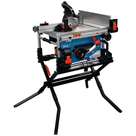 Bosch PRO Sägeständer GTA 571 (robuste Ganzstahlkonstruktion, schneller Aufbau mit Befestigungsbügel, kompakte Bauweise, Gewicht 6,3 kg, kompatibel mit GTS 70-216 und GTS 18V-70)