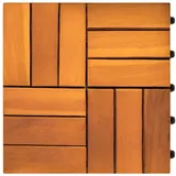 Casaria DEUBA® Holzfliese Stecksystem Akazie Mosaik