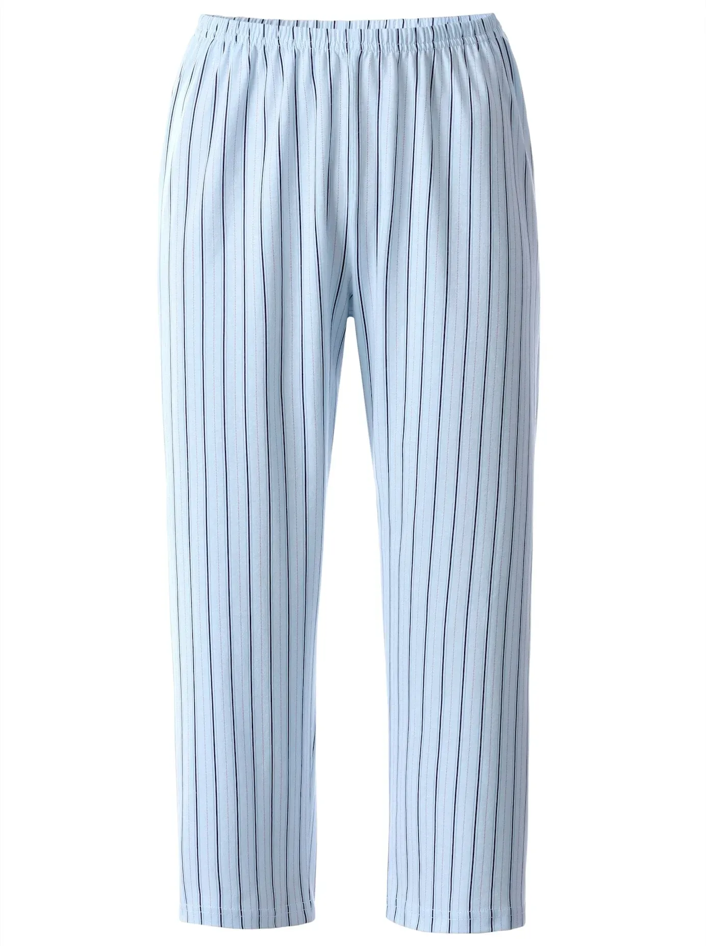 Schlafanzug ASCAFA, Damen, Gr. 48/50, bunt (rosé, bleu), 100% Baumwolle, Homewear-Sets Schlafanzug