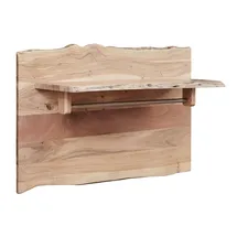 Massivmoebel24 Garderobe Akazie 100 x 60 x 32 cm Natur