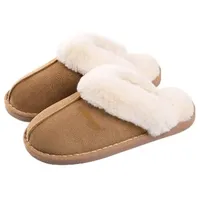 TCXWHSSM Damen Warme Hausschuhe,Winter Warme Pantoffeln,Faux Lammfell Pantoffeln,Weicher Plüsch Retro,Hausschuhe Damen Winter,Flauschige rutschfeste Slippers,Drinnen und Draußen,38-39 EU - 39 EU