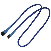 Nanoxia 3-Pin Verlängerung 60cm, sleeved blau (NX3PV60B)