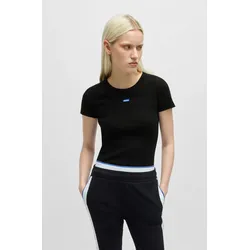 HUGO Blue T-Shirt »Easy Tee_B«, mit HUGO Aufnäher HUGO Blue Black 001 XS