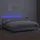 vidaXL Boxspringbett mit Matratze & LED Weiß 180x200 cm Kunstleder