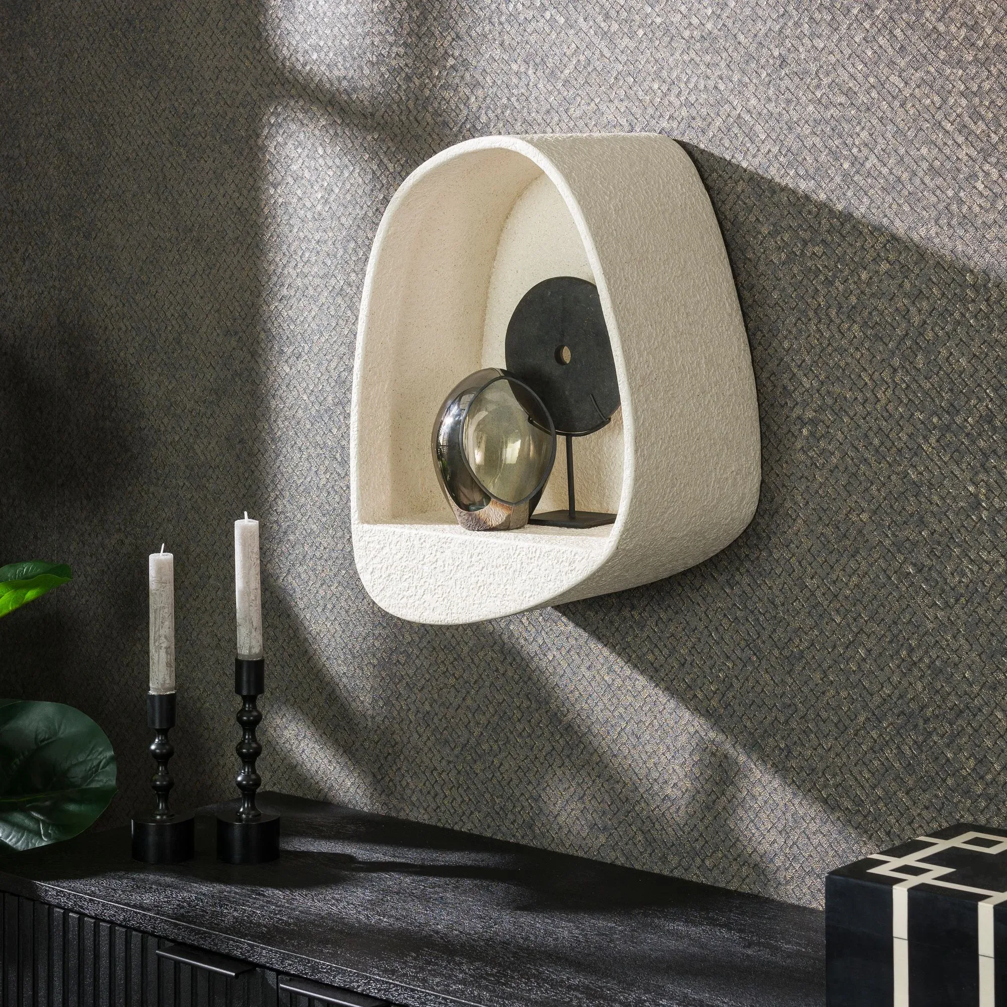 designline »Marmorverbundstoff« Wandsteintropfen