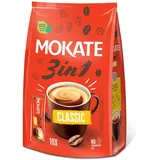 MOKATE® 3 in 1 Instantkaffee Classic - 1 Bag - 170g -10 Sticks x 17g - Instant Kaffee Getränkepulver aus löslichem Bohnenkaffee Smooth & Creamy Pulver Getränke Cremiger Geschmack Intensives Aroma