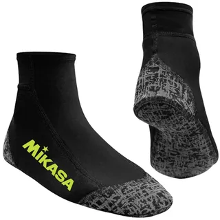 MIKASA Beachvolleyball Beach-Socks schwarz/lime XL (46-48)