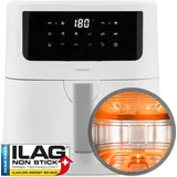 Medion MD 11750 Life P10 XL Duo-Heißluftfritteuse 6,8 l, weiß