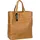 Liebeskind Berlin Kroko Paper Bag Tote M cognac