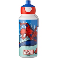 Mepal - Trinkflasche Pop-up Campus - Wasserflasche - Auslaufsichere Flasche für die Schule - Wiederverwendbar - BPA-frei & Spülmaschinenfest - 400 ml - Spiderman