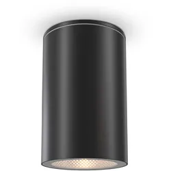 Deckenlampe Deckenleuchte Außenleuchte Balkon Eingangsbereich IP54 schwarz GU10
