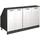 Vicco Dachschrägenschrank-Set Rion 140 x 83,8 x 60 cm Weiß / Anthrazit