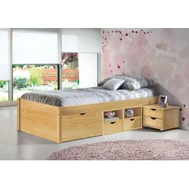 VCM ebuy24 Bett 90x200 cm, Natur.