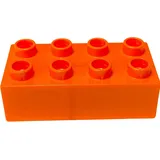 LEGO Duplo 2x4 Steine Orange - 50 Stück - Grundbausteine 3011 NEU (3011)