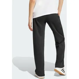 adidas Essentials Small Logo Feel Cozy Open Hem Joggers Black / White L