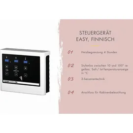 Karibu Quadro 1 inkl. 9 kW Ofen + int. Steuerung
